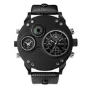 Relógio Oulm Original Masculino Blindado - Resistent Watch relógio 031 AmploTech Preto 